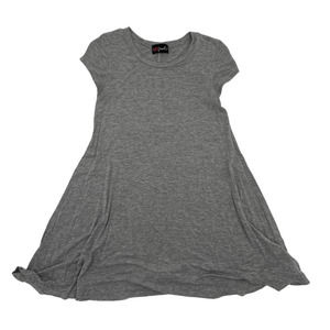 Poof! Gray T-Shirt Dress